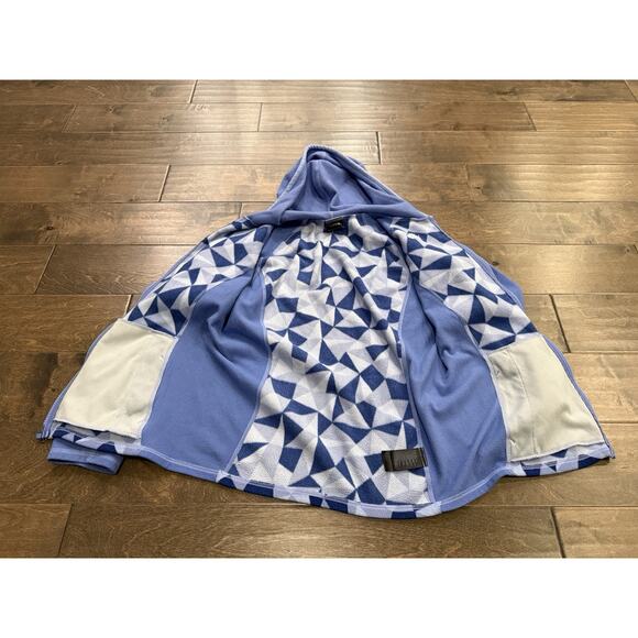 The North Face Youth Girls Blue Fleece Full Zip Outdoors Hoodie Jacket Size XL - Picture 5 of 10